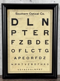 Southern Optical Snellen Optometrist Eye Chart
