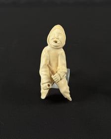 Greenland Inuit Eskimo Whale Tooth Carving