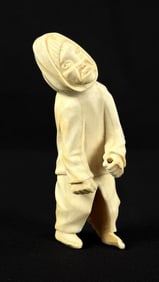 Greenland Inuit Eskimo Whale Tooth Carving