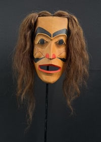 Lawrence Wilson Haida Northwest Coast Carved Mask