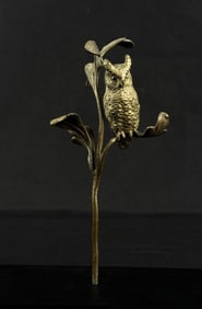 Austrian Vienna Bronze Owl