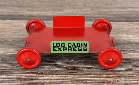 Log Cabin Express Syrup Tin Pull Toy
