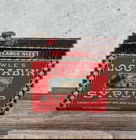 Large Size Towle's Log Cabin Syrup Tin