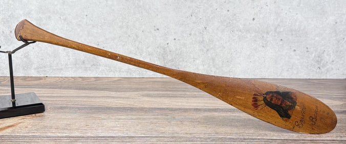 Sylvan Beach New York Painted Miniature Paddle