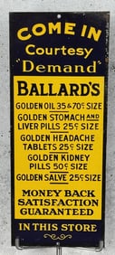 Demand Ballard's Golden Remedies Door Push Sign