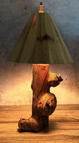 Rustic Lodgepole Table Lamp