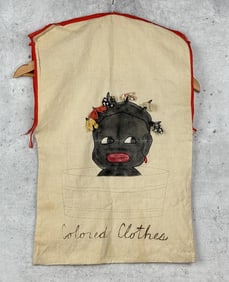 Black Americana Colored Clothes Clothes Pin Bag