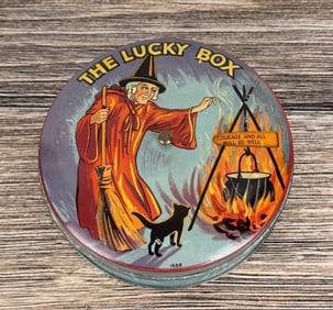 Halloween The Lucky Box Tin Fortune Telling Game