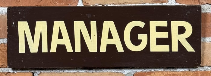 USFS US Forest Service Manager Wood Sign