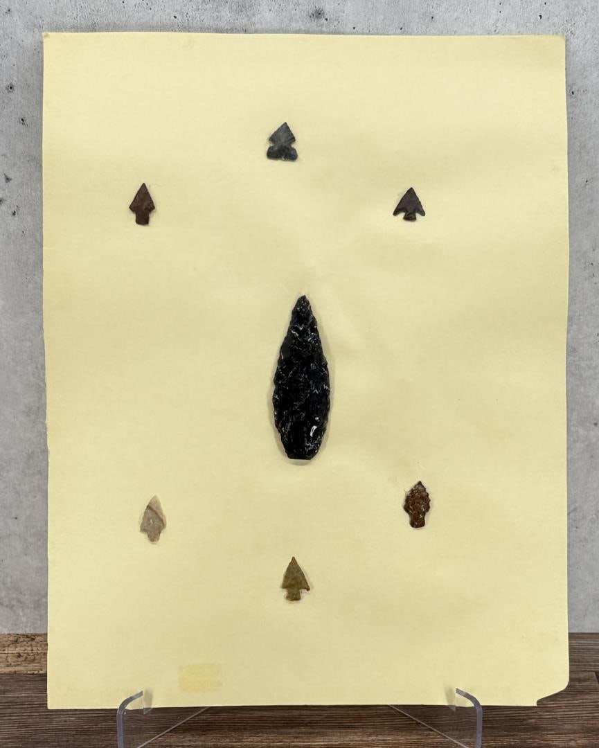 Ancient Native American Indian Stone Arrowheads (1 of 3)