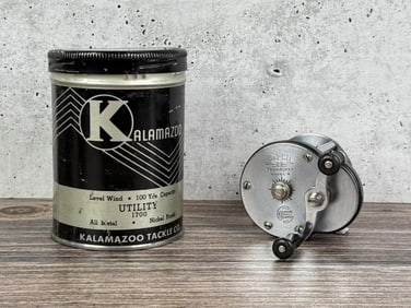 Kalamazoo Bal-Cl1 Thumbless Model B Fishing Reel