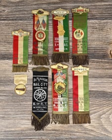 Railroad Union Membership Ribbons