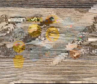 Group Of Railroad Union Convention Badges