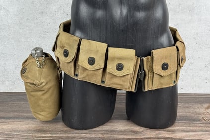 WW1 WWI LCC & Co M1903 Cartridge Belt & Canteen