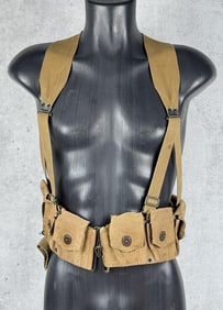WW1 WWI Mills M1903 Cartridge Belt & Suspenders