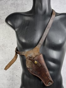 Military Leather Revolver Shoulder Holster