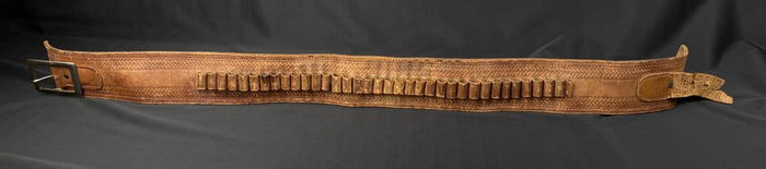 Antique Cowboy Money Belt Gunfighter Belt