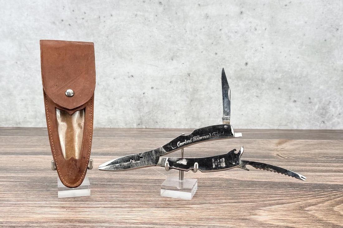 Overland Fisherman's Friend Multi Tool: Includes original sheath. 6 7.8" long.