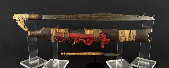 Jimpul Dayak Headhunter Mandau Sword