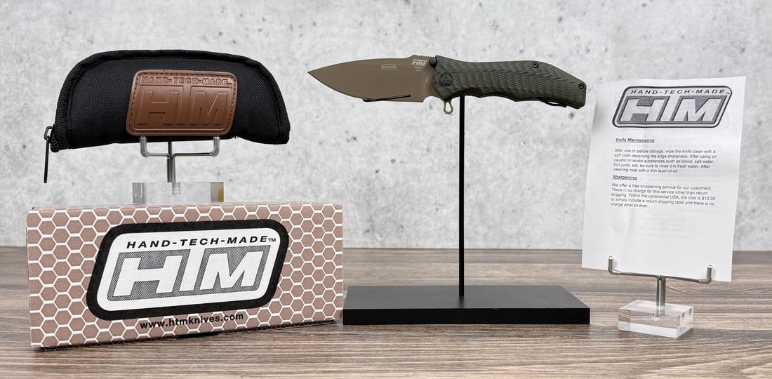 HTM Hand Tech Made GHTEHAO Pocket Knife: DDR. New in box.