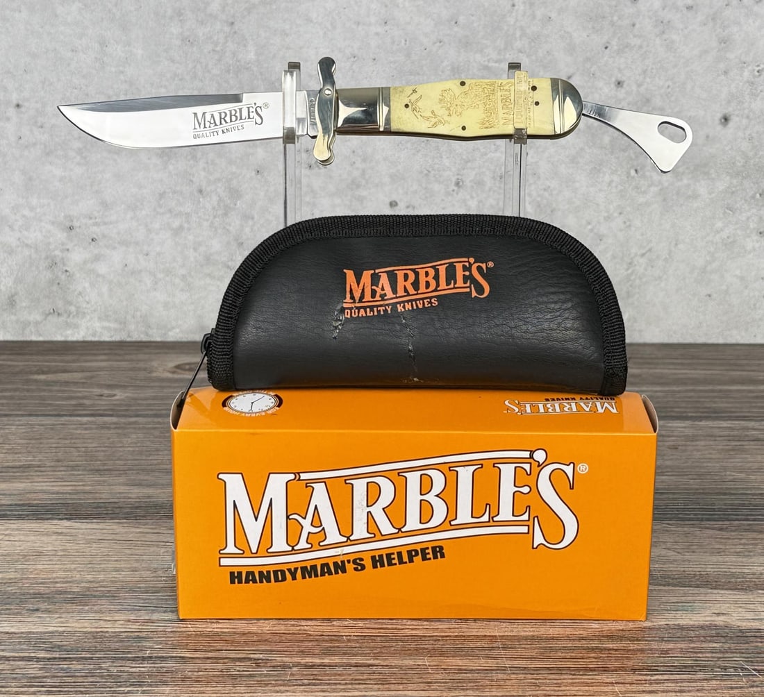 Marbles MR203 Safety Scrimshaw Knife: New in box.