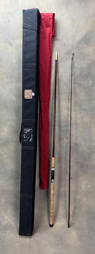 R.L. Winston Spinning Fishing Rod: 101" long. Comes with Abel Case.