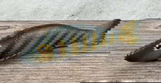 Wood Fishing Fish Spearing Decoy