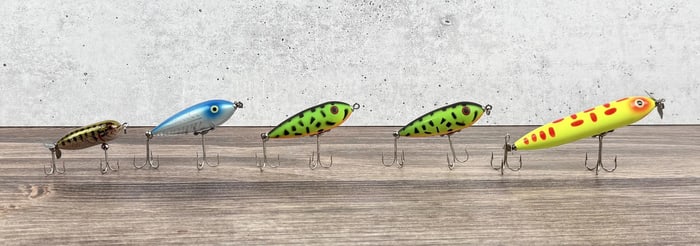 Collection of Heddon Fishing Lures