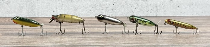 Collection of Heddon Fishing Lures