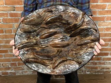 Attila's Sculptural Spawning Salmon Fish Charger