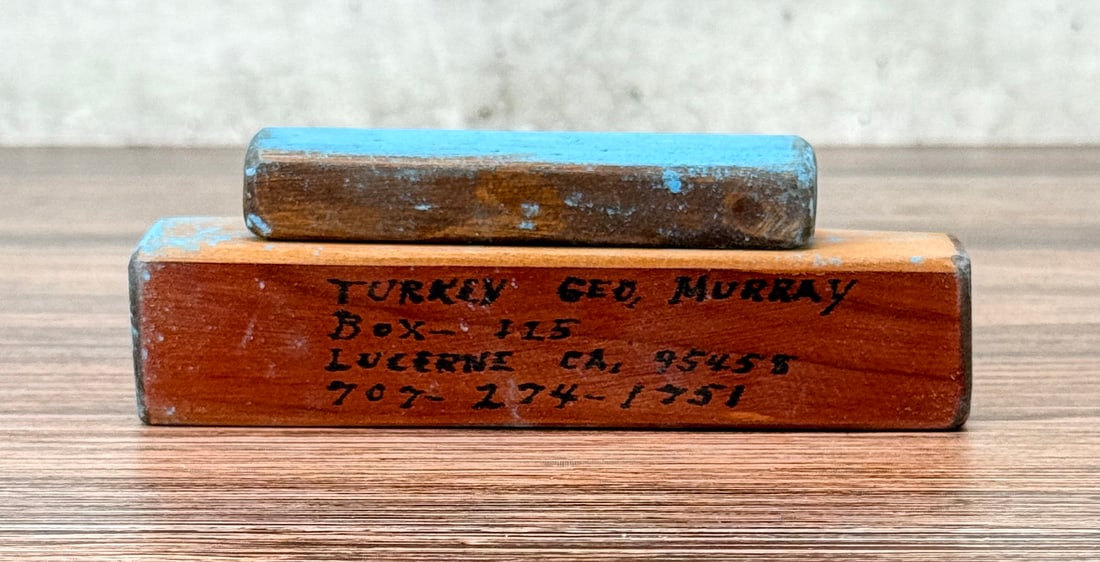 George Murray Lucerne California Turkey Call: Nice example.