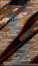 Tooled Leather Cowboy Gunfighter Gun Belt Rig