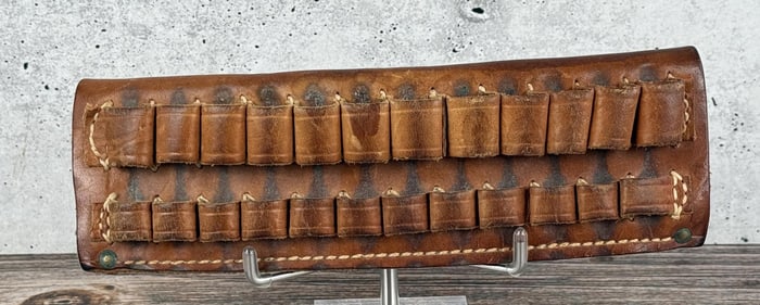Hunter Brand Leather Cartridge Ammo Belt Slide