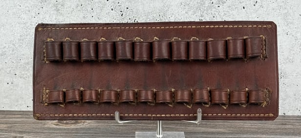 Leather Cartridge Ammo Belt Slide