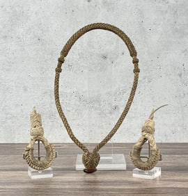 Antique Montana Cowboy Braided Leather Bosal