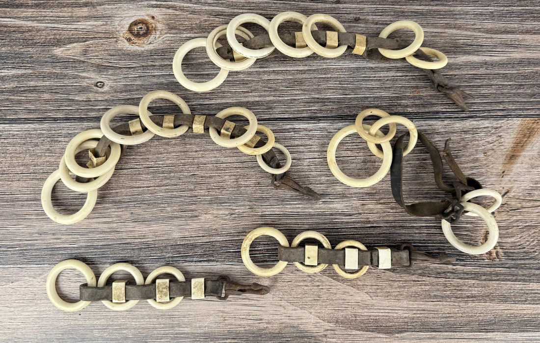 Leather & Zylonite Horse Harness Spreaders: Nice grouping