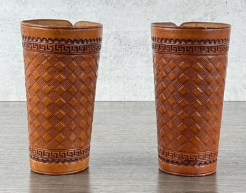 Movie Prop Leather Cowboy Cuffs