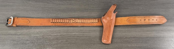 Bianchi .38 .357 Colt Leather Pistol Belt Holster