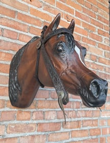 Tooled Leather Horse Headstall