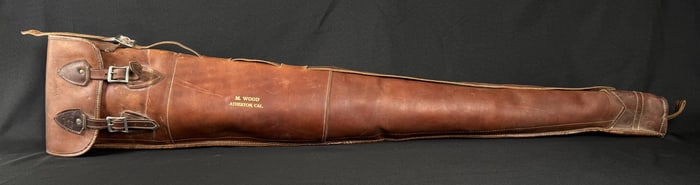 Padded Leather Rifle Scabbard Case