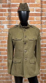 WWI WW1 32nd Infantry US Army Uniform Jacket Cap