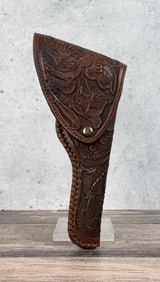 Tooled Leather Flap Holster