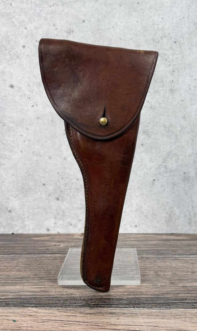 Hunter Leather Flap Holster: 11 1/8" long by 5 1/4" wide.