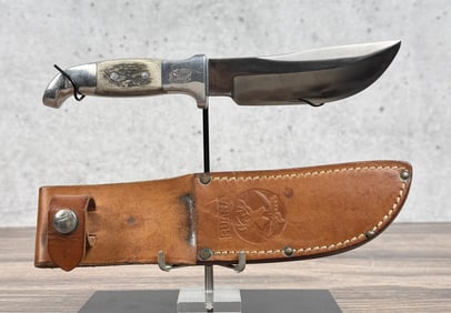 RH Rudy Ruana Bonner Montana Knife 14b Signed