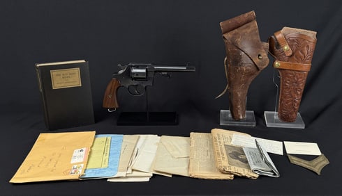 Named Colt Model 1917 US Army Revolver Grouping