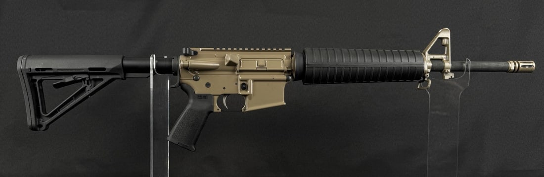 Anderson Manufacturing AM-15 5.56 AR-15 Rifle: Cerakoted. 16" Barrel. Brand new, and unfired. Requires FFL Transfer. C&R not accepted. No sales to the following areas, a bid from any of these restricted areas will result in immediate termination o