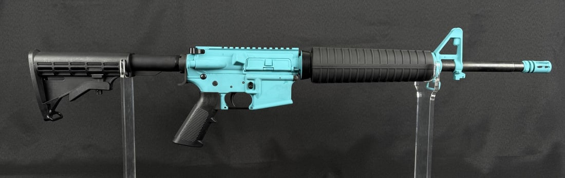 Anderson Manufacturing AM-15 5.56 AR-15 Rifle: Cerakoted. 16" Barrel. Brand new, and unfired. Requires FFL Transfer. C&R not accepted. No sales to the following areas, a bid from any of these restricted areas will result in immediate termination o