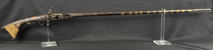 North African Moukahla Snaphaunce Miquelet Rifle
