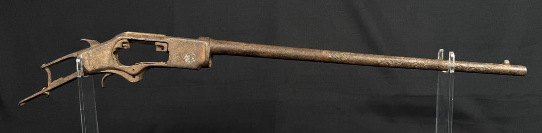 Montana Dug Winchester Model 1873 Rifle: Dug condition. Barrel is 20" Long. Antique, does not require FFL transfer. No international sales.