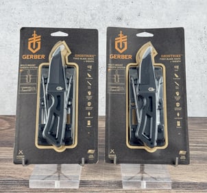Pair of Gerber Ghostrike Fixed Blade Knives